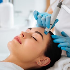 Procedimiento Hydrofacial en mujer
