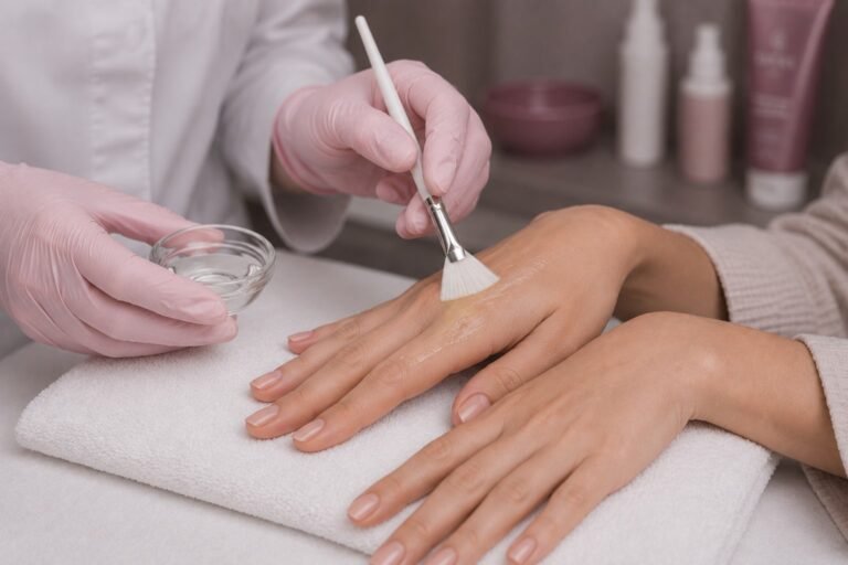 Rejuvenecimiento de manos: peeling médico