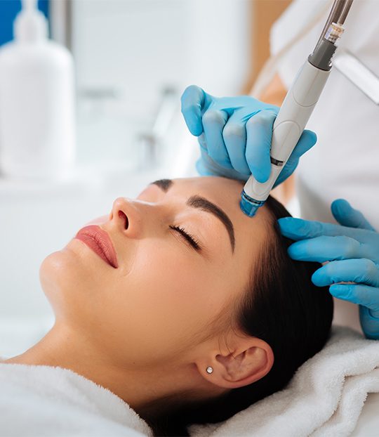 Procedimiento Hydrofacial en mujer